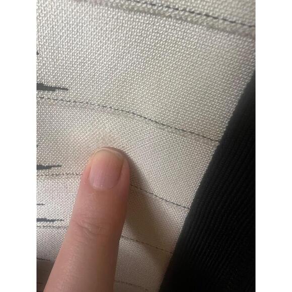 Herve Leger HYD4G309 Black White Bandage Zipper Sleeve Zip Up Sweater Large - Picture 5 of 14